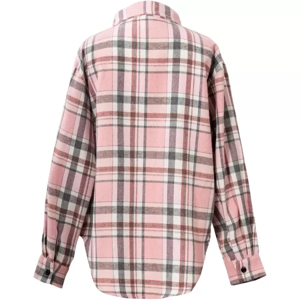 blibean Unisex Girl Boy Fall Long Sleeve Plaid Shirt Top Kid Size 6-15 Years Old