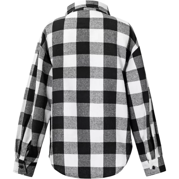 blibean Unisex Girl Boy Fall Long Sleeve Plaid Shirt Top Kid Size 6-15 Years Old