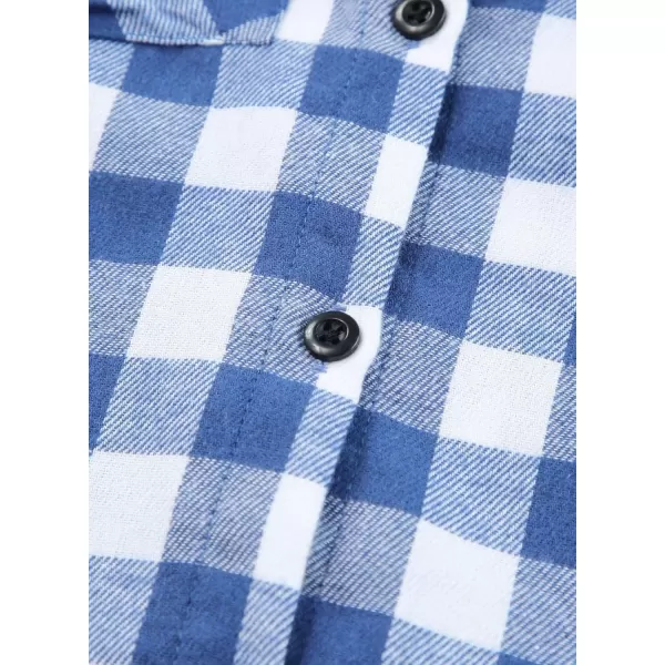 blibean Unisex Girl Boy Fall Long Sleeve Plaid Shirt Top Kid Size 6-15 Years Old