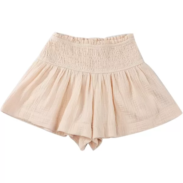 blibean Girls Cotton Shorts Summer Casual Pants Size 4-13 Years Old