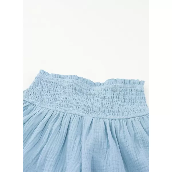 blibean Girls Cotton Shorts Summer Casual Pants Size 4-13 Years Old