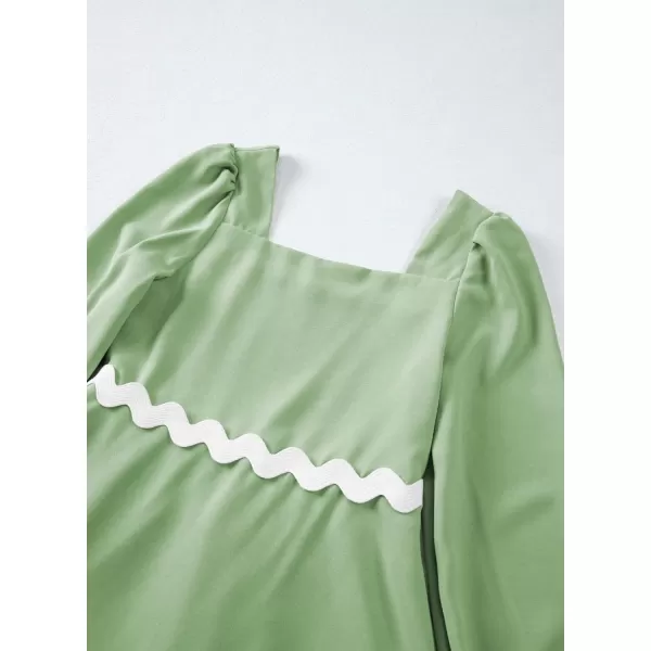 blibean Girls Elegant Long Sleeve Dresses Semi Formal Dress Size 6-15 Years