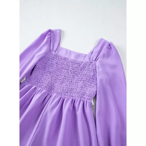 blibean Girls Elegant Long Sleeve Dresses Semi Formal Dress Size 6-15 Years