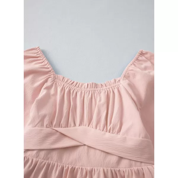 blibean Teen Girls Adjustable Tie Back Dresses Kids Outfits Size 6-15 Years
