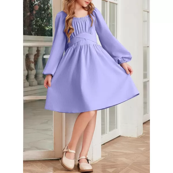 blibean Teen Girls Adjustable Tie Back Dresses Kids Outfits Size 6-15 Years