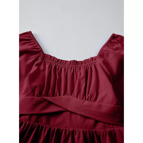 blibean Teen Girls Adjustable Tie Back Dresses Kids Outfits Size 6-15 Years