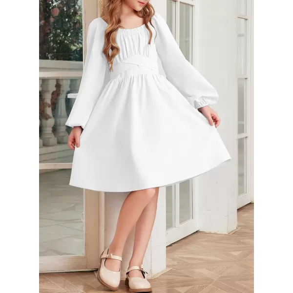 blibean Teen Girls Adjustable Tie Back Dresses Kids Outfits Size 6-15 Years