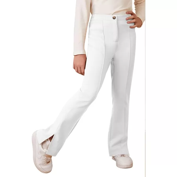 blibean Teen Girls Bell Bottom Pants Dressy Uniform Pants Size 6-15 Years