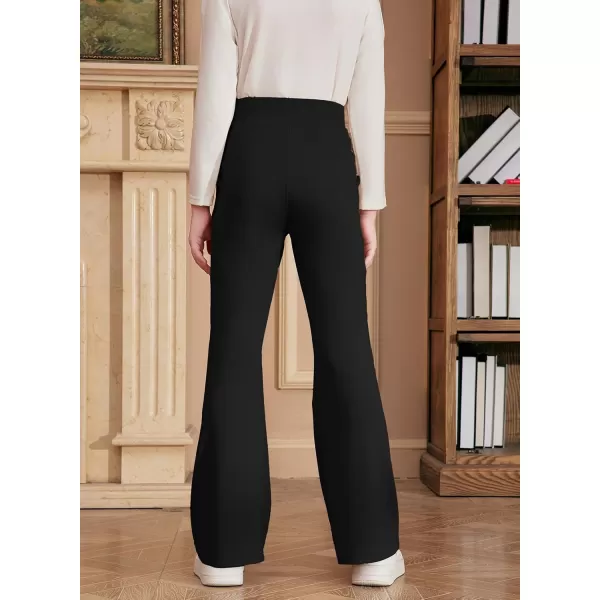 blibean Teen Girls Dress Pants Bell Bottoms School Uniform Leggings Size 6-15 Years
