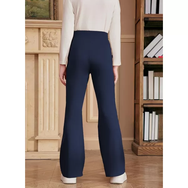 blibean Teen Girls Dress Pants Bell Bottoms School Uniform Leggings Size 6-15 Years