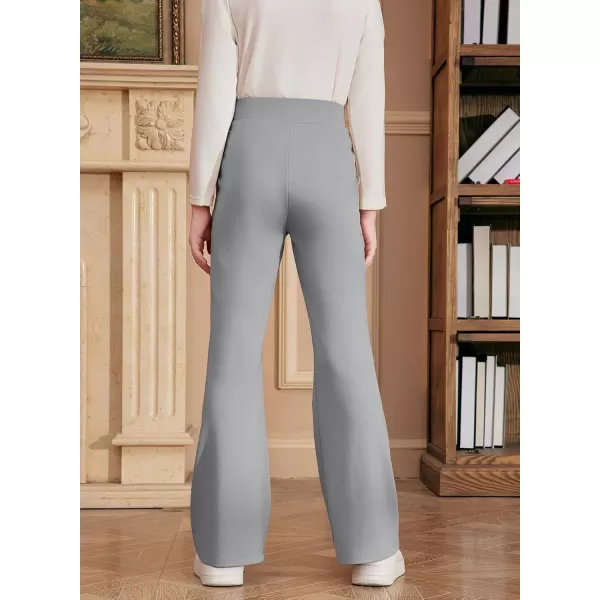 blibean Teen Girls Dress Pants Bell Bottoms School Uniform Leggings Size 6-15 Years