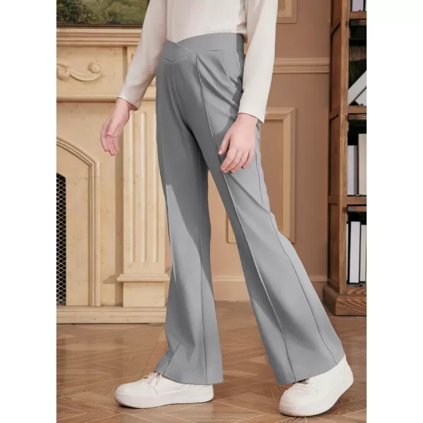 blibean Teen Girls Dress Pants Bell Bottoms School Uniform Leggings Size 6-15 Years