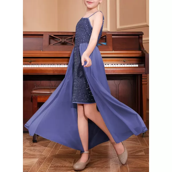 blibean Teen Girls Formal Sequin Dresses Kids Party Dresses Size 6-15 Yeasrs