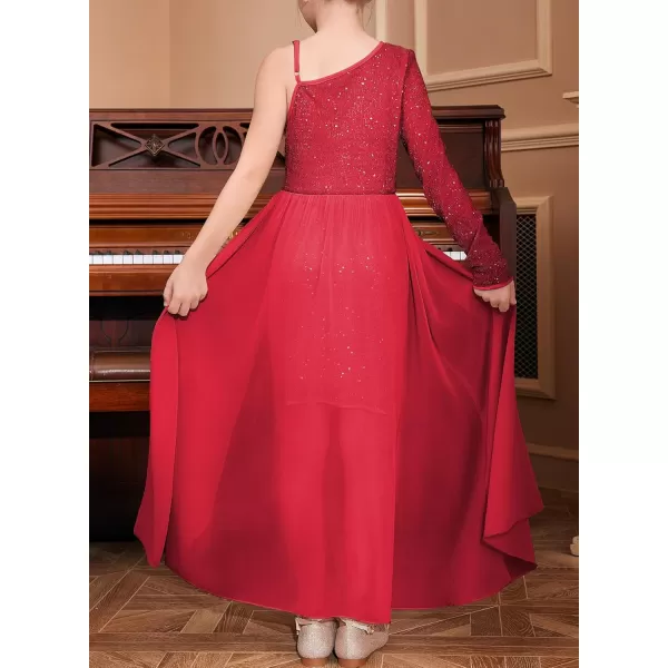 blibean Teen Girls Formal Sequin Dresses Kids Party Dresses Size 6-15 Yeasrs