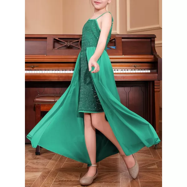 blibean Teen Girls Formal Sequin Dresses Kids Party Dresses Size 6-15 Yeasrs