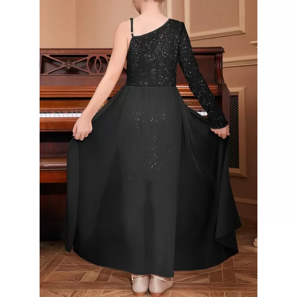 blibean Teen Girls Formal Sequin Dresses Kids Party Dresses Size 6-15 Yeasrs