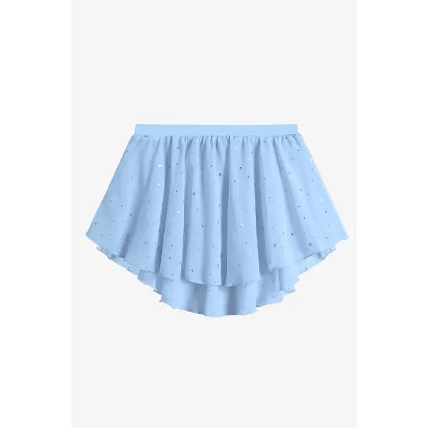 blibean Teen Girls Ruffle Ballet Dance Dress Sparkly Leotard with Skirt Size 4-15 Years