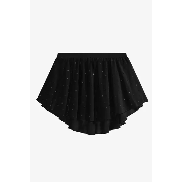 blibean Teen Girls Ruffle Ballet Dance Dress Sparkly Leotard with Skirt Size 4-15 Years