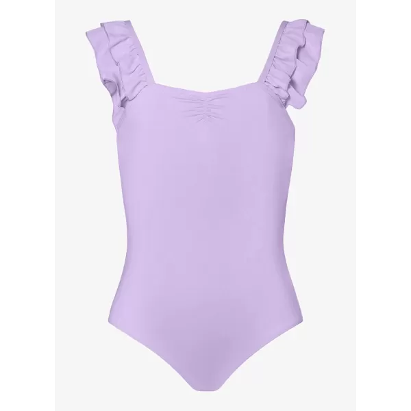 blibean Teen Girls Ruffle Ballet Dance Dress Sparkly Leotard with Skirt Size 4-15 Years