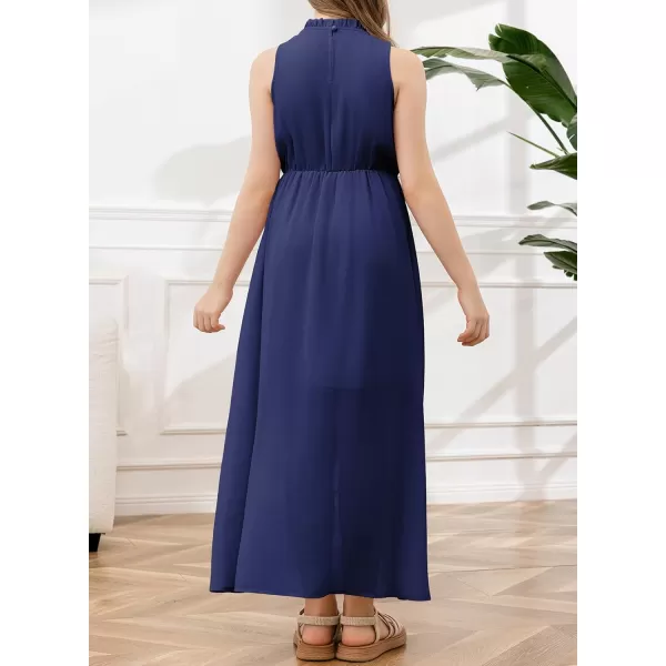 blibean Tween Girls 2024 Dresses Turtleneck Elegant Semi Formal Dress 6-15 Years