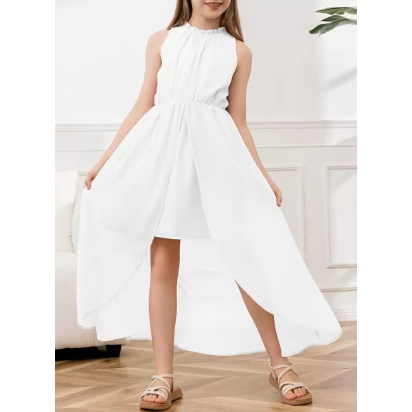 blibean Tween Girls 2024 Dresses Turtleneck Elegant Semi Formal Dress 6-15 Years