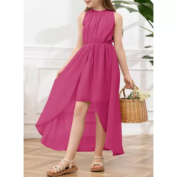 blibean Tween Girls 2024 Dresses Turtleneck Elegant Semi Formal Dress 6-15 Years