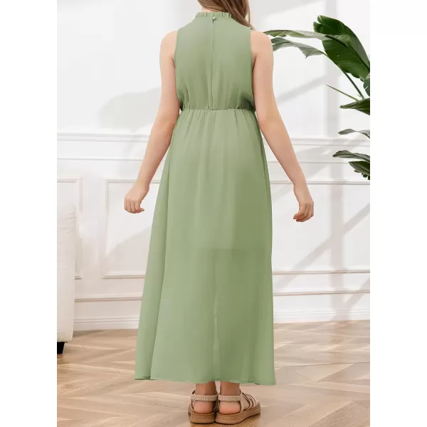 blibean Tween Girls 2024 Dresses Turtleneck Elegant Semi Formal Dress 6-15 Years