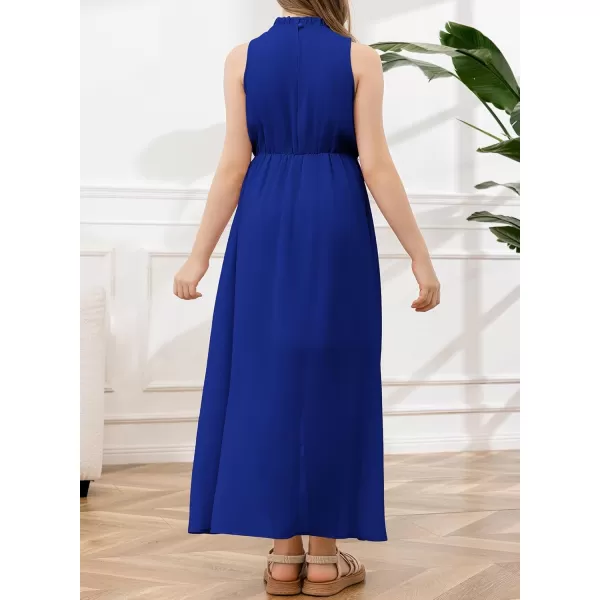blibean Tween Girls 2024 Dresses Turtleneck Elegant Semi Formal Dress 6-15 Years
