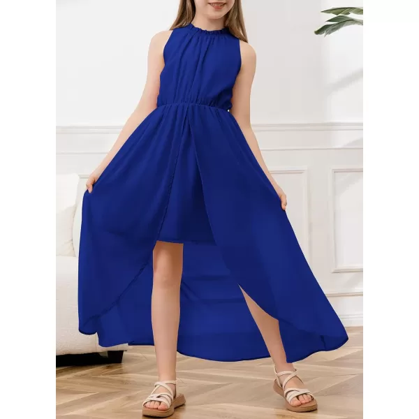 blibean Tween Girls 2024 Dresses Turtleneck Elegant Semi Formal Dress 6-15 Years