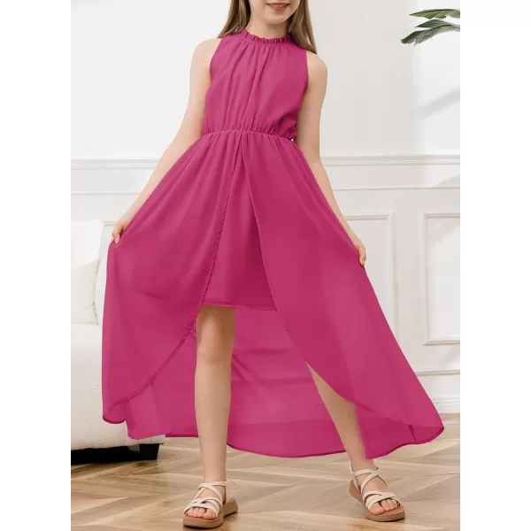blibean Tween Girls 2024 Dresses Turtleneck Elegant Semi Formal Dress 6-15 Years