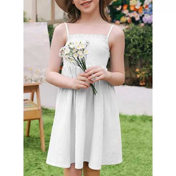blibean Tween Girls Sundersses Adjustable Strap Dresses Size 4-15 Years Old