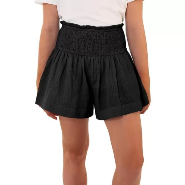 blibean Girls Cotton Shorts Summer Casual Pants Size 4-13 Years Old