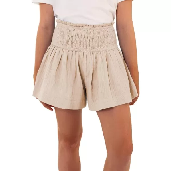 blibean Girls Cotton Shorts Summer Casual Pants Size 4-13 Years Old