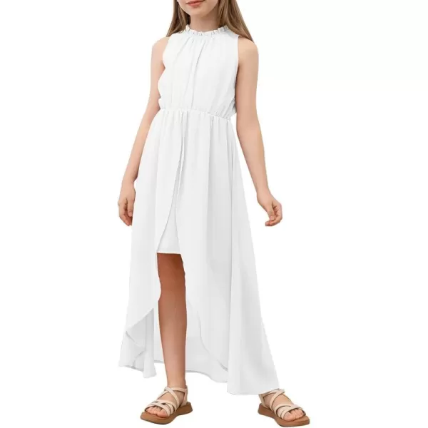 blibean Tween Girls 2024 Dresses Turtleneck Elegant Semi Formal Dress 6-15 Years