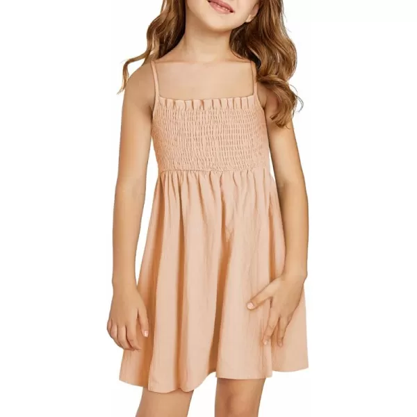 blibean Tween Girls Sundersses Adjustable Strap Dresses Size 4-15 Years Old