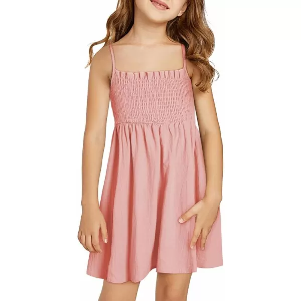 blibean Tween Girls Sundersses Adjustable Strap Dresses Size 4-15 Years Old