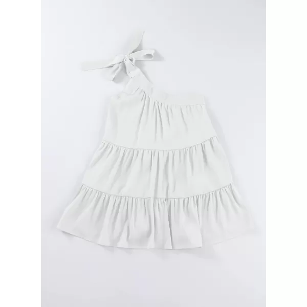 blibean Preteen Girls One Shoulder Dresses Tween Kids Outfits Size 4-13 Years