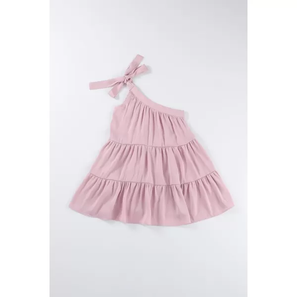 blibean Preteen Girls One Shoulder Dresses Tween Kids Outfits Size 4-13 Years