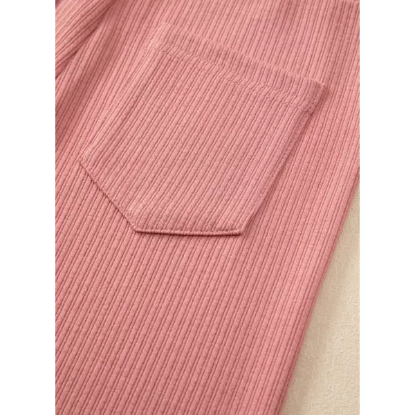blibean Teen Girls 3pcs Leggings Kids Ribbed Knit Pants Size 6-15 Years