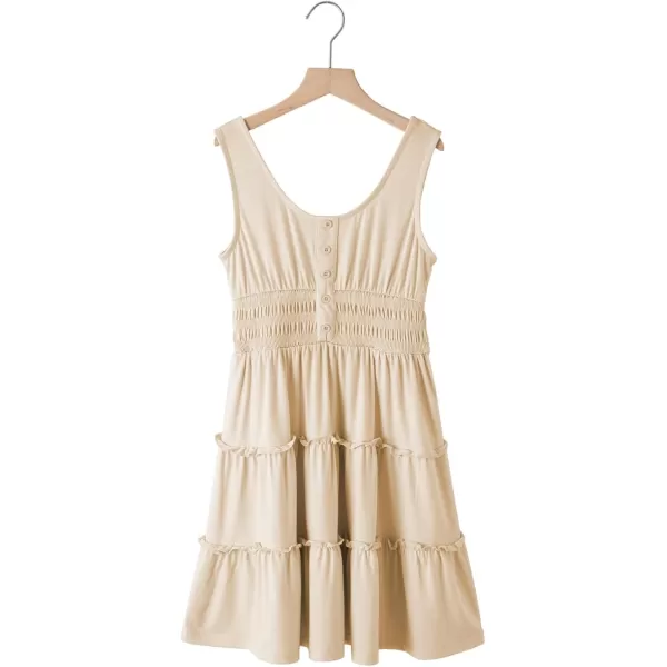 blibean Tween Girls 2024 Dress Sleeveless Tiered Simple Sundress Size 6-15 Years