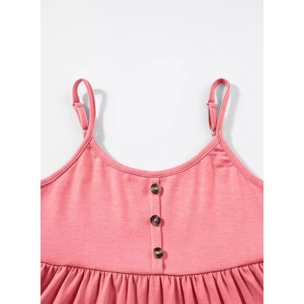 blibean Tween Girls Spaghetti Strap Dress Beach Sundress Size 6-15 Years