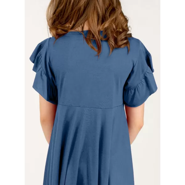 blibean Tween Girls Summer High Low Boho Dresses Size 4-15 Years