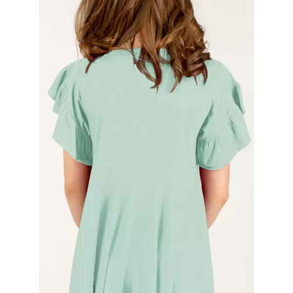blibean Tween Girls Summer High Low Boho Dresses Size 4-15 Years