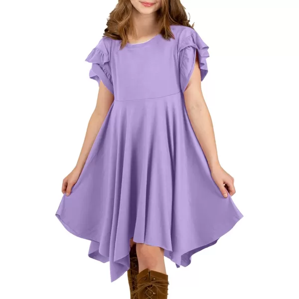 blibean Tween Girls Summer High Low Boho Dresses Size 4-15 Years
