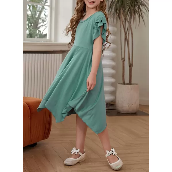 blibean Tween Girls Summer High Low Boho Dresses Size 4-15 Years