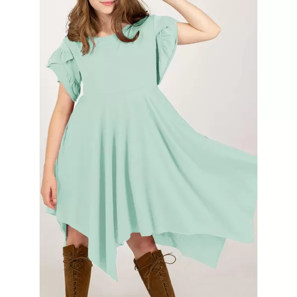 blibean Tween Girls Summer High Low Boho Dresses Size 4-15 Years