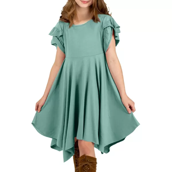 blibean Tween Girls Summer High Low Boho Dresses Size 4-15 Years