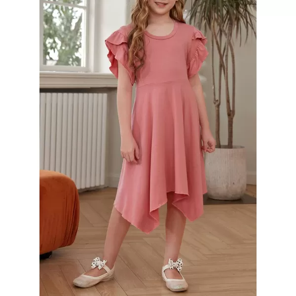 blibean Tween Girls Summer High Low Boho Dresses Size 4-15 Years