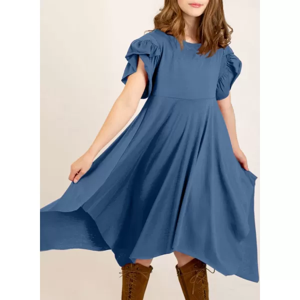 blibean Tween Girls Summer High Low Boho Dresses Size 4-15 Years