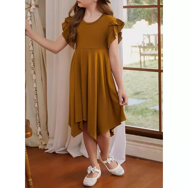 blibean Tween Girls Summer High Low Boho Dresses Size 4-15 Years